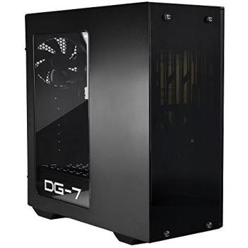 EVGA DG-73 Matte Black Mid-Tower, Acrylic Window, Gaming Case 130-P0-0020-KR, Negro