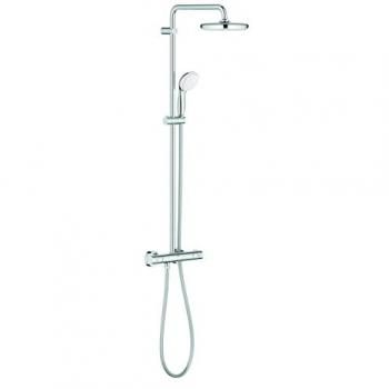 Conjunto de ducha termostático Grohe Tempesta System 210 con rociador de 210 mm