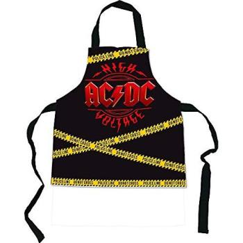 Stor Delantal para Adulto de AC/DC, Multicolor, Única