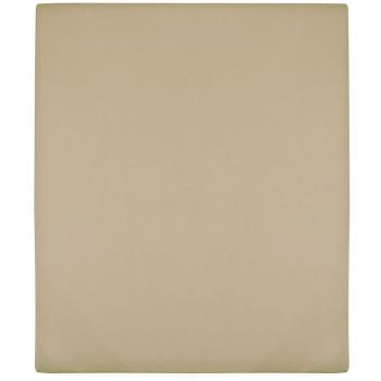 Sábanas Bajeras Jersey 2 uds Algodón Gris Taupe 100x200 cm