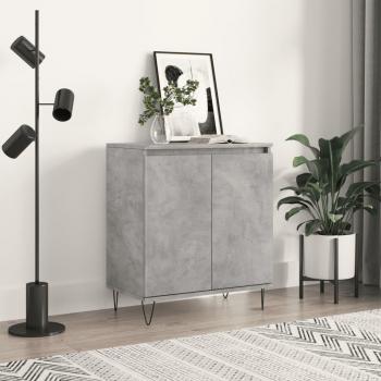 Aparador de madera contrachapada 60x35x70 cm, Mueble de Almacenaje de Salón, Buffet para salón, Armario Auxiliar, Armario de Almacenamiento en color gris hormigón