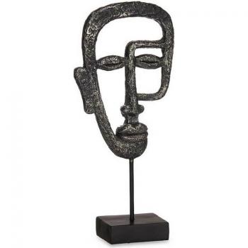 Figura Decorativa Cara Negro Poliresina (19,5 x 38 x 10,5 cm) - Almacenamiento de Joyas