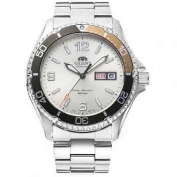 Orient Kamasu Arabic Mechanical Sports Watch - 42mm Stainless Steel Grey