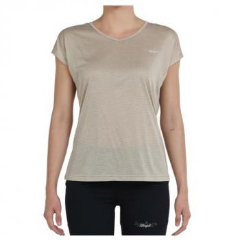 Camiseta Deportiva de Mujer Rois John Smith Beige Talla S de Manga Corta