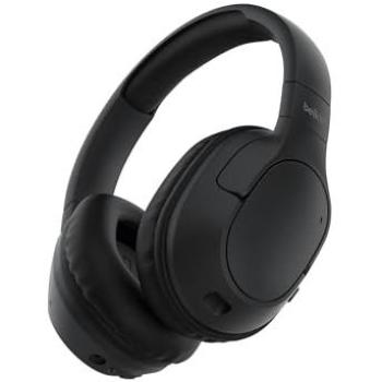 Auriculares Belkin SoundForm Surround - Inalámbricos Bluetooth con Cancelación de Ruido, Micrófono y 60h de Autonomía, Circumaurales, USB-C y Jack 3.5mm, Color Negro