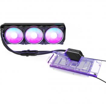 Alphacool Eiswolf 2 AIO - Sistema de refrigeración líquida todo en uno para tarjeta gráfica RTX 3090 TI Strix/TUF, 360mm con Backplate