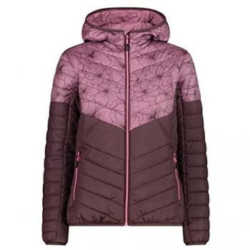 CMP Women's Hooded Puffer Jacket in Plum