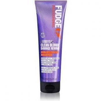 Fudge Clean Blonde Damage Rewind Violet-Toning Shampoo 250ml