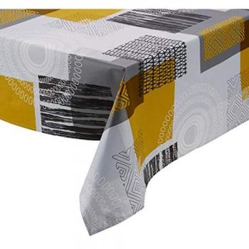Mantel Nydel MAGIC Blanco de Algodón con Recubrimiento Acrílico Granito 160 x 250 cm