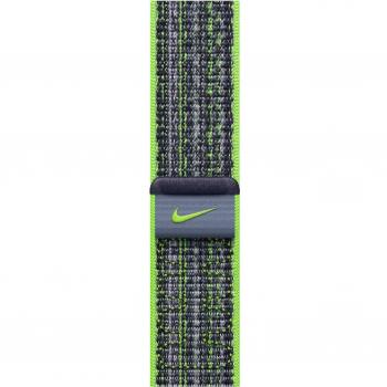 Apple Correa Loop Nike Sport Verde brillante/azul, 45 mm