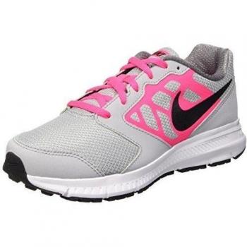Nike Downshifter 6, Zapatillas de Running Para Niñas, Gris / Rosa, 28 EU