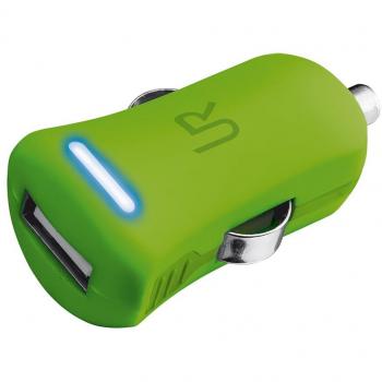 Trust Urban - Cargador USB universal de coche para smartphone, verde