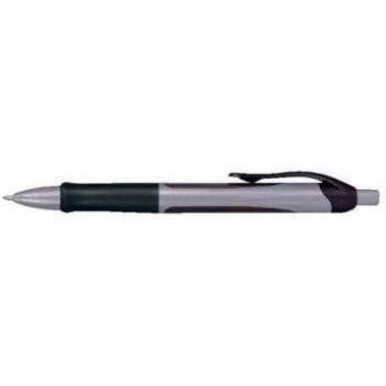 Zebra Orbitz Retractable Rollerball Gel Ink Pen Medium 0.7mm Tip 0.5mm Line Black Ref AH812BK [Pack 12]