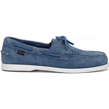 Náutico Sebago Portland Flesh Out de ante azul claro 7111PTW_A6K