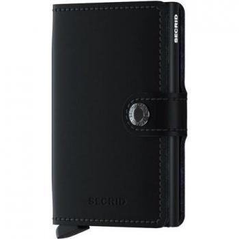 Secrid Miniwallet Matte Black RFID Blocking Card Protector