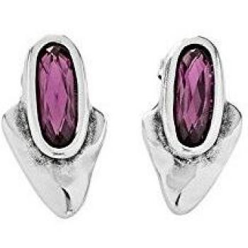 Pendientes Uno de 50 ARROW ME Colección MASSAI piedra SWAROVSKI® amatista