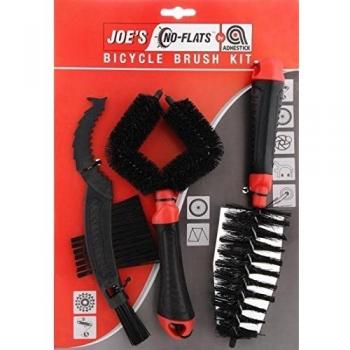 Joe's 42091 Kit Cepillos Limpia Bicicleta, Negro, Talla Única