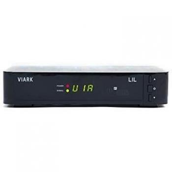 Viark Lil Receptor Satélite dvb-s2 Full HD 1080p hevc h265 LAN y Antena WiFi