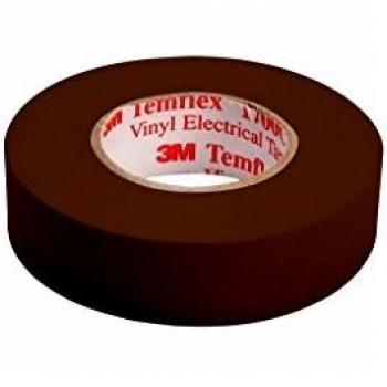 3m tbra1510temflex 1500vinilo electrico de cinta aislante 15mm x 10m 015mm color marron