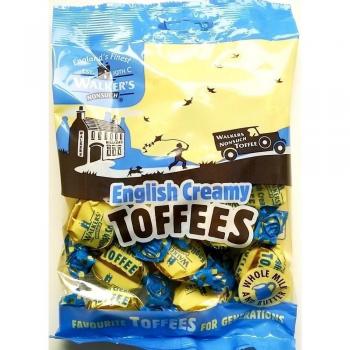 Walkers inglés cremosos Toffees - 6 x 150gm