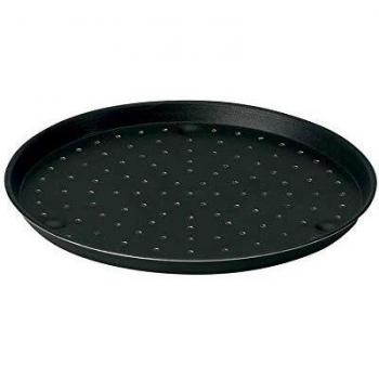 Lacor 67832, Molde Pizza Aluminio Antiadherente, Negro