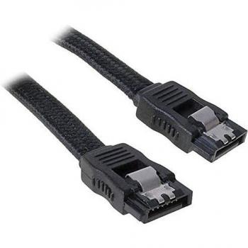 BITFENIX Cable SATA III Datos Anclajes Negro 30CM BFA-MSC-SATA330KK