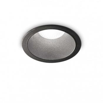Foco empotrable Game Metal, aluminio 1 bombilla 10,5cm, Ideal Lux - game Downlight Empotrable Redondo Negro 3000K