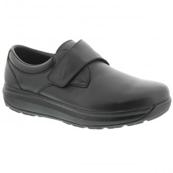 Edward Premium Comfort Wide Slip-On Men's Shoes - Full Grain Leather, Black
