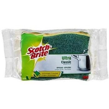 Scotch-Brite Pack de 2 eponges Ultra confortable malva