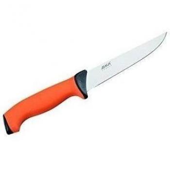 EKA delcarnicero Pro, de carnicero, 15 cm, 12C27 - acero, naranja, polímeros santoprene mango