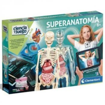 Clementoni SuperAnatomía - Juego Educativo de Mesa sobre Anatomía Humana, 45.1 x 31.1 x 7 cm
