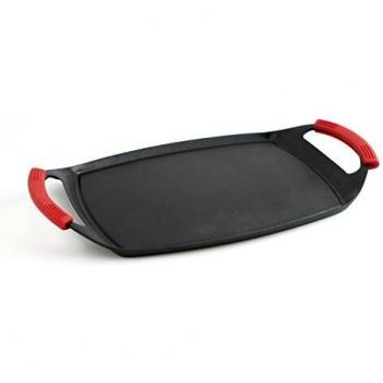 Quid Intense -Asador de aluminio fundido con mango plegable, 49 x 30 x 6 cm