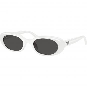 Ray-Ban RB4441D Unisex Sunglasses, Color 677287, Asian Fit, White, Size 53