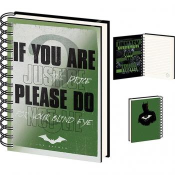 Cuaderno A5 The Batman con Cubierta Lenticular y Anillas - Diseño Oficial de Riddler