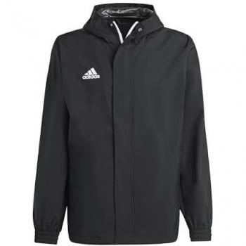Chaqueta de fútbol para hombre entrada 22 all-weather adidas, color negro, talla 3XL