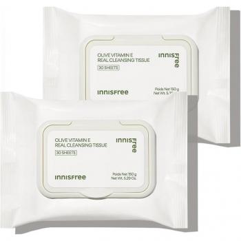 Innisfree Green Tea Seed Hyaluronic Acid Serum and Cream Set (80mL + 50mL) - Korean Skincare Duo for Hydration and Elasticity