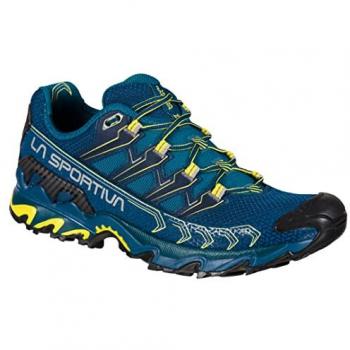 Zapatillas de Trail Running Hombre La Sportiva Ultra Raptor II - Alta Tracción, Color Space Blue/Blaze, Talla 44