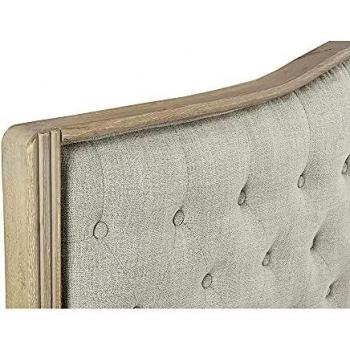 Cabecero de Cama DKD Home Decor Beige Natural Madera de Caucho 180 x 10 x 120 cm