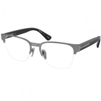 Prada PR A52V 5AV1O1 Men's Eyeglasses Gunmetal Size 54 - Blue Light Block Available