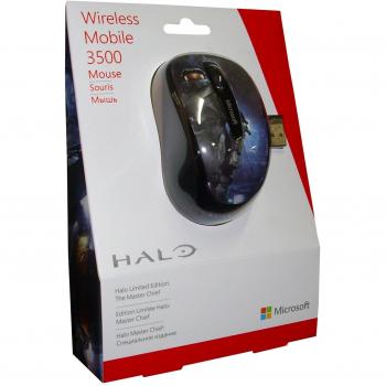 Microsoft Wireless Mobile Mouse 3500 - Ratón inalámbrico, edición Halo