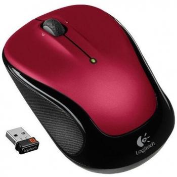 Logitech Wireless Mouse M325 with Designed-For-Web Scrolling - Red
