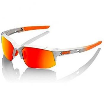 Inconnu 100% speedcoupe Gafas Unisex, ARC Light/Gris/Orange/Pantalla Espejo Naranja