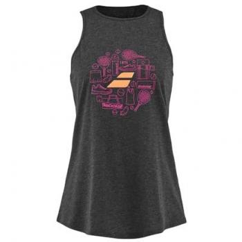 Camiseta sin mangas Babolat Play para mujer en color blanco y azul