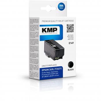 Cartucho de Tinta KMP E149 Compatible para Epson 26XL (T2621) - Negro, Alta Capacidad