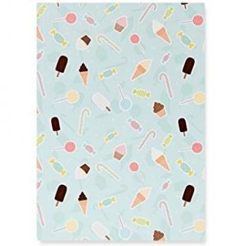 Cuquiland Sweets - Cuaderno, A5, 15 x 21 cm, 64 páginas, color blanco