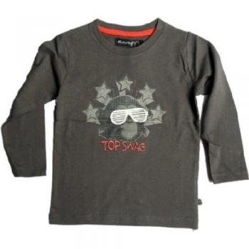 Minymo - Camiseta de manga larga - para niña gris 122