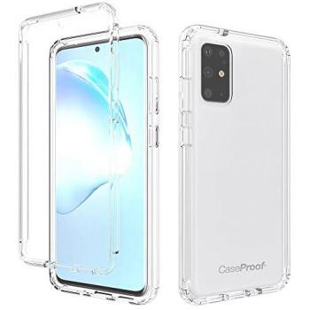 Caseproof 360° Shockproof Smartphone Case for Samsung S20 Plus - White Clear