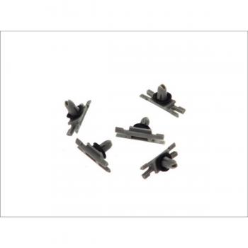 Fijación ROMIX C60445 - Clip y listón, 2 piezas, alta resistencia, fácil instalación, compatible con múltiples superficies
