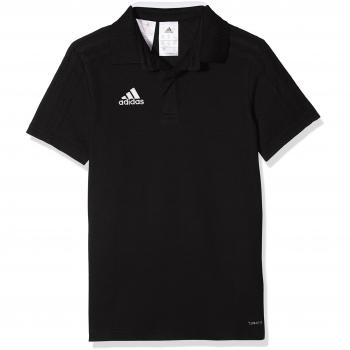 adidas Con18 Co Polo Y Polo Shirt, Unisex niños, Black/White, 11-12Y