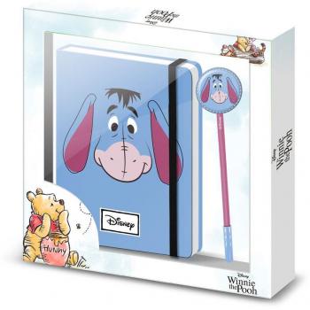 DISNEY - Winnie The Pooh Igor Face-Caja Regalo con Diario y Bolígrafo Fashion, Azul